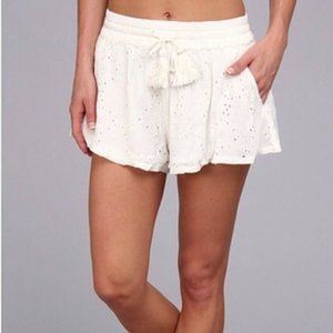 FREE PEOPLE Eyelet Shorts